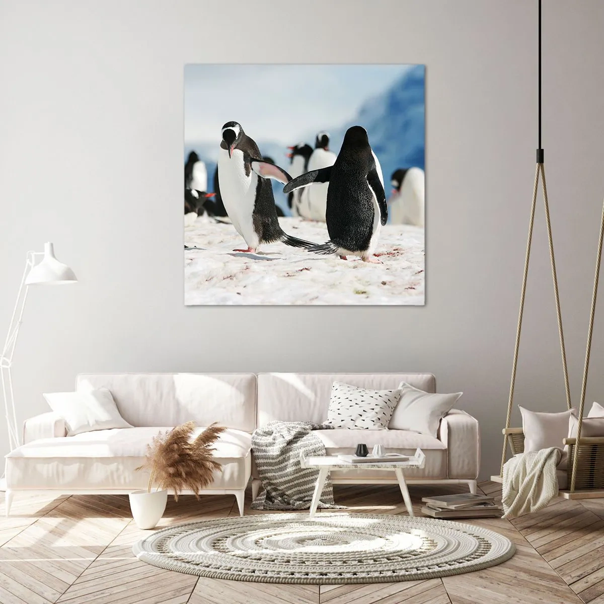 Canvas picture - Dance in the Snow - 60x60 cm