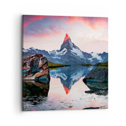 Canvas picture - Heart of the Mountains Is Hot - 70x70 cm