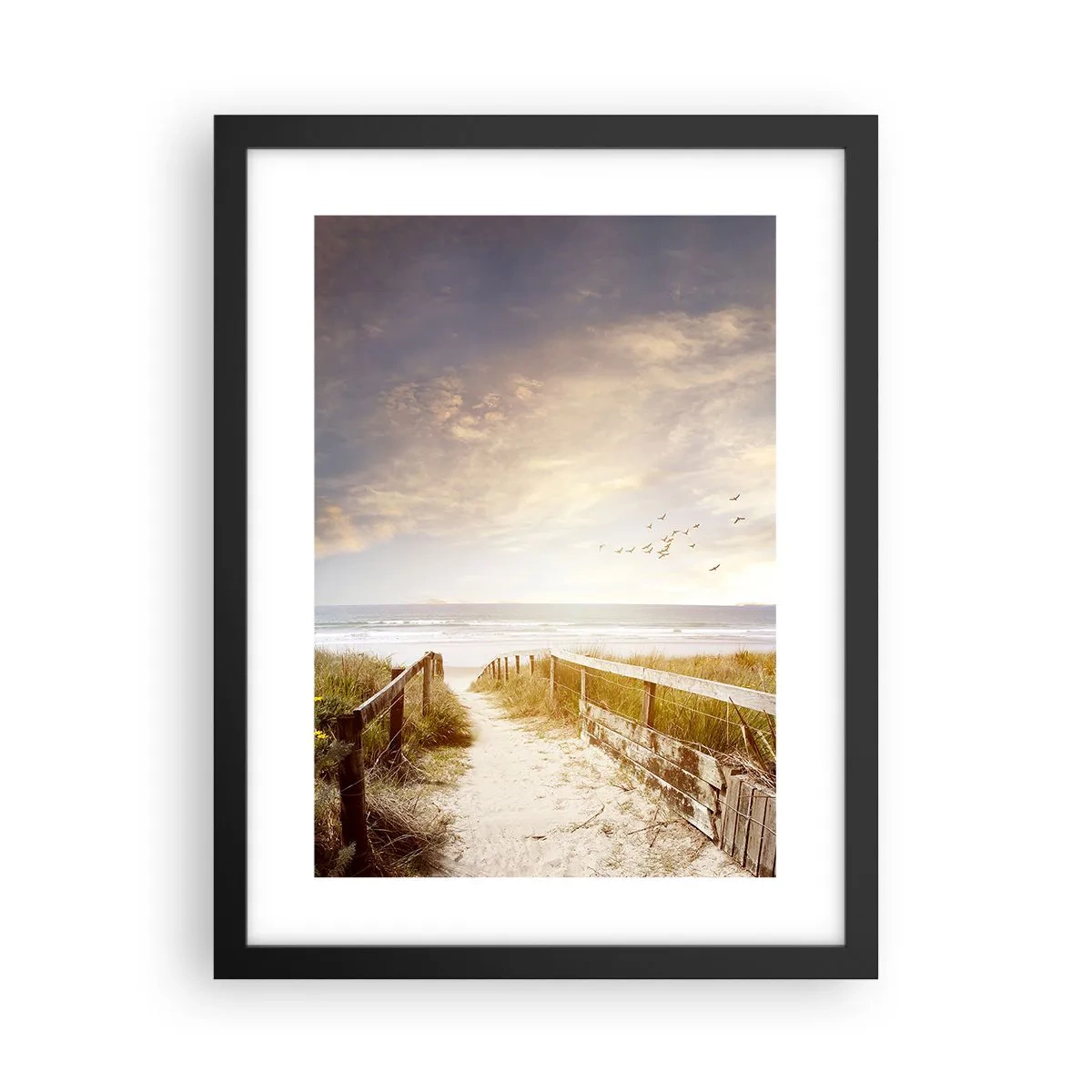 Poster in black frame - Space of Tranquility - 30x40 cm