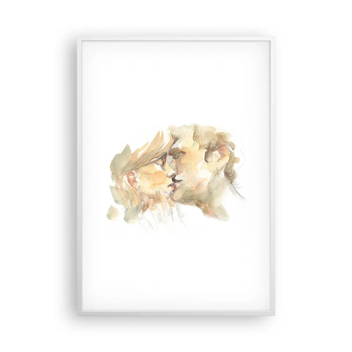 Poster in white frmae - The Missing Half? - 70x100 cm