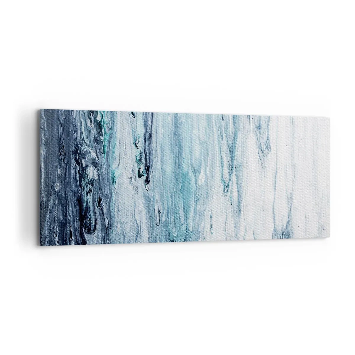 Canvas picture - Blue Icicles - 120x50 cm