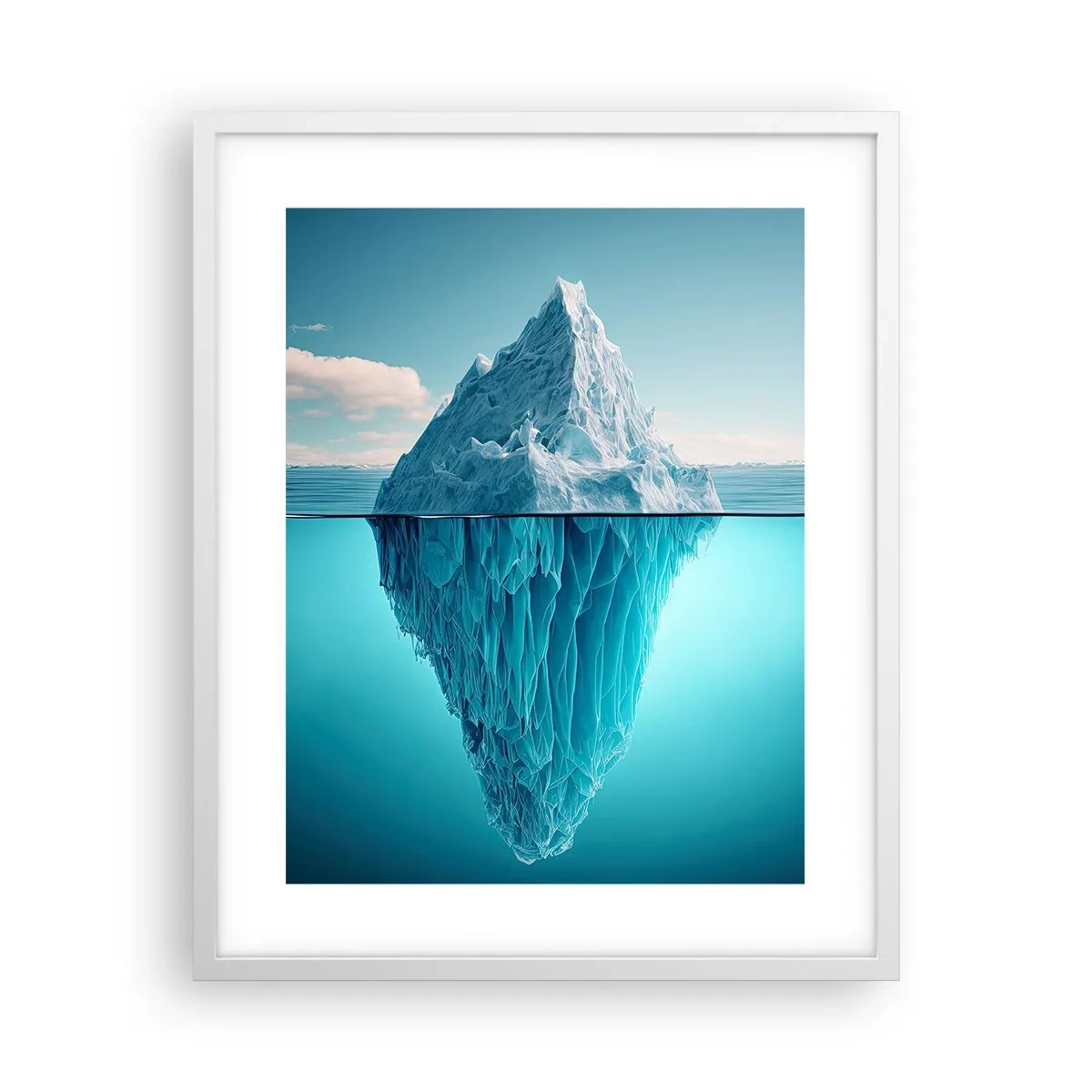 Poster in white frmae - Ice Queen - 40x50 cm