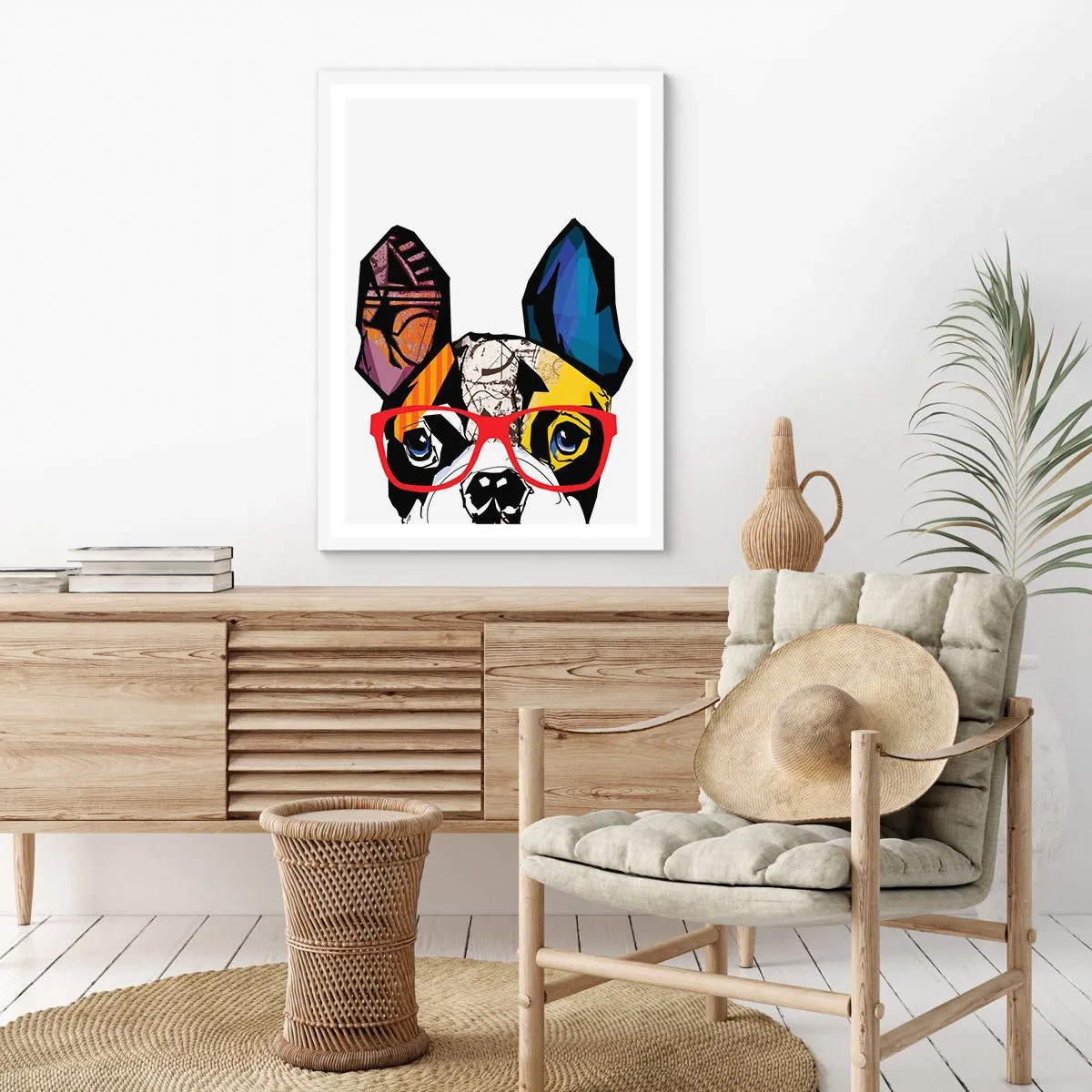 Poster in white frmae - Intellectual - 40x50 cm