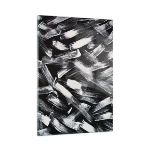 Glass picture - Abstract in Industrial Spirit - 50x70 cm