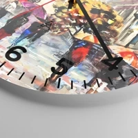Clock face with numbers
