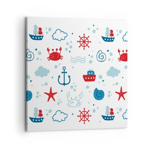 Canvas picture - Sea Tale - 60x60 cm