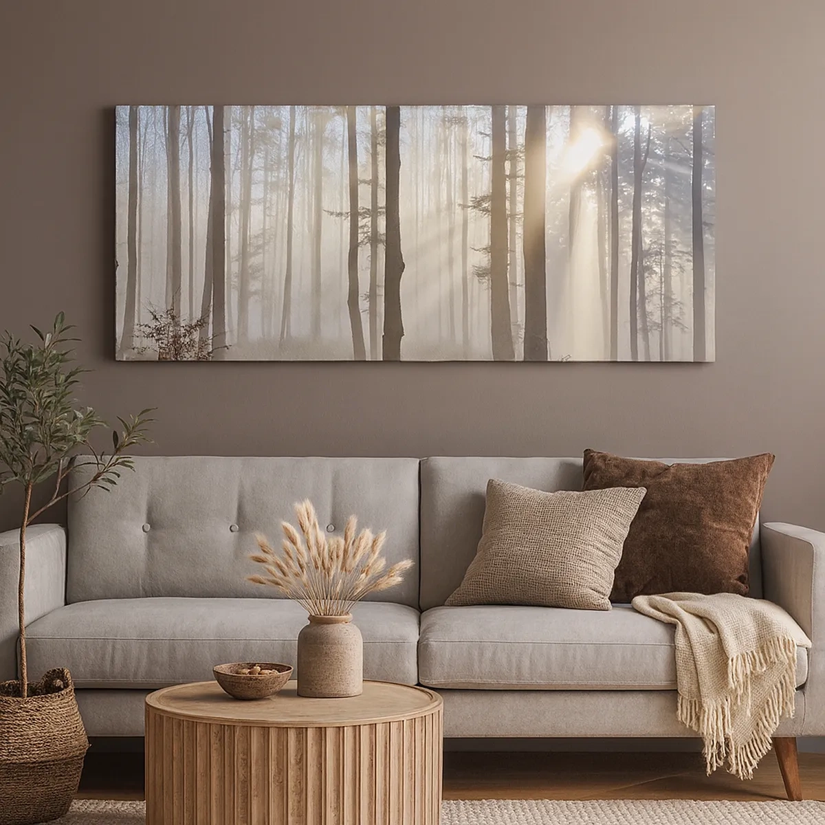 Canvas picture - Fog Has Woken up Too - 30x30 cm