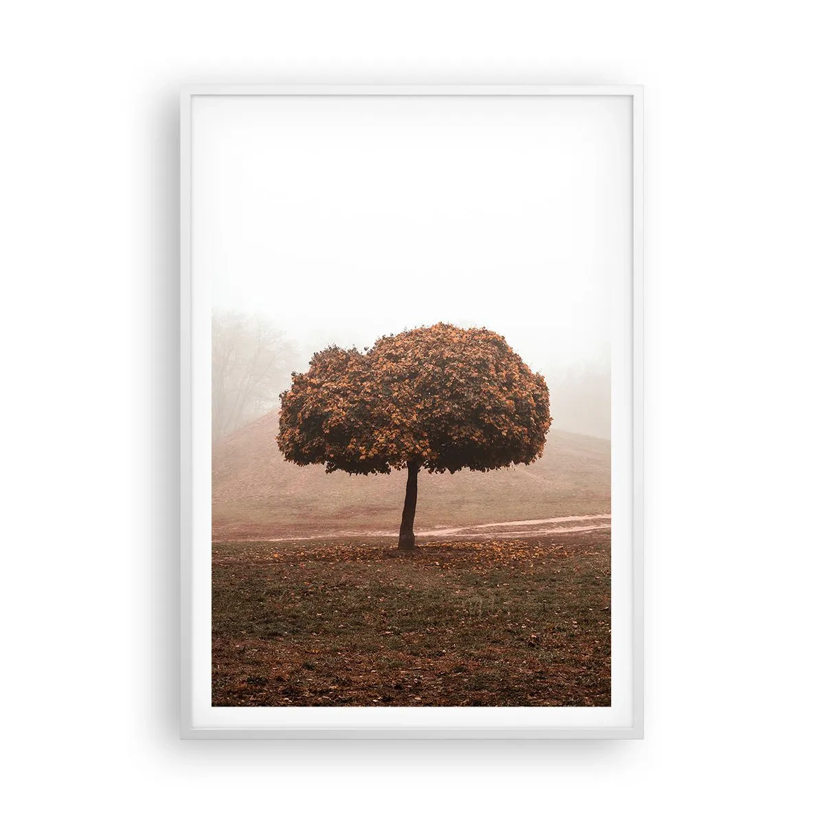 Poster in white frmae - After a Busy Summer - 70x100 cm