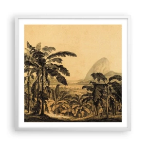 Poster in white frmae - In Colonial Character - 60x60 cm