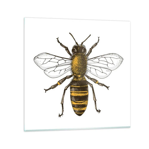 Glass picture - Beautiful and Good - 40x40 cm