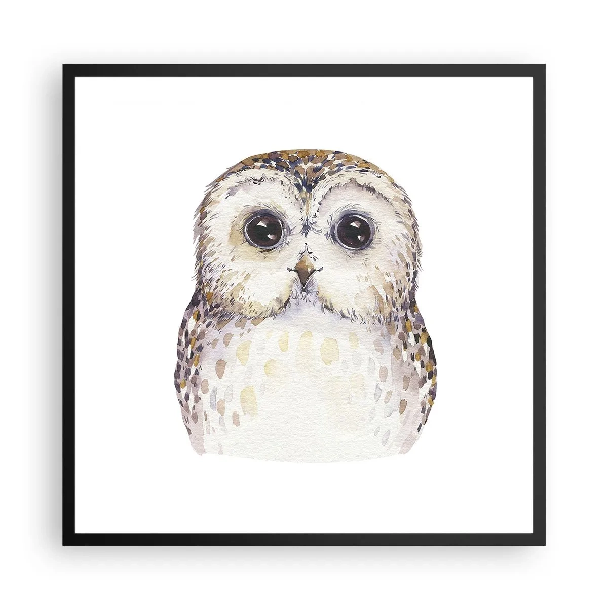 Poster in black frame - Look Me in the Eyes - 60x60 cm