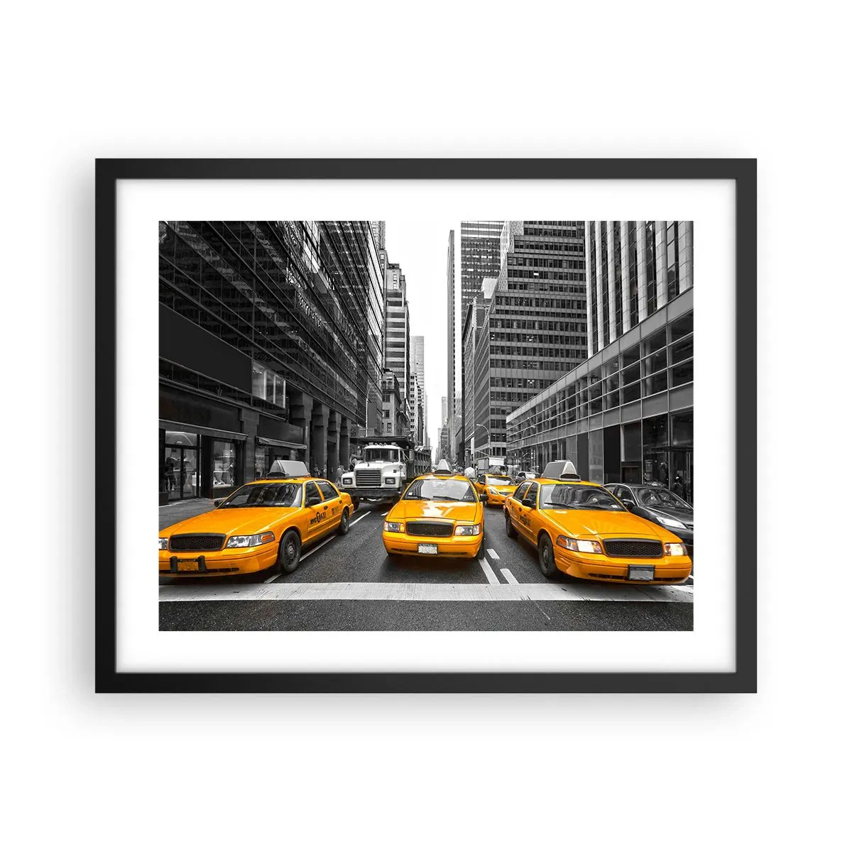 Poster in black frame - We Paint the City - 50x40 cm