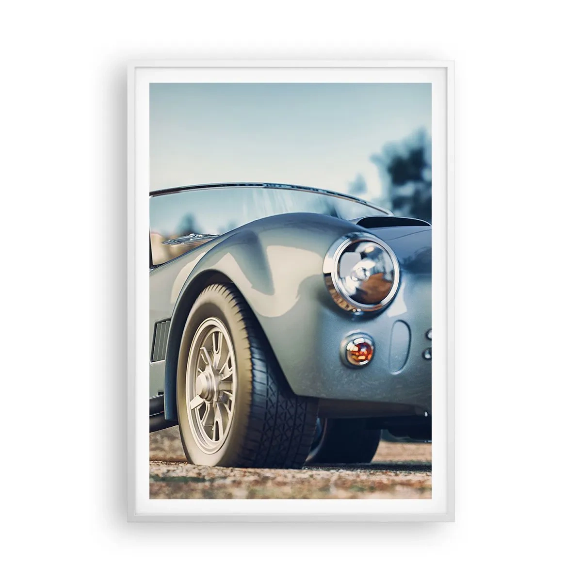 Poster in white frmae - Styel Is What Counts - 70x100 cm