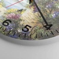 Clock face with numbers