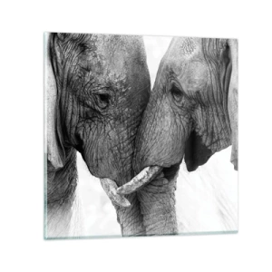 Glass picture - Hearty Confession - 30x30 cm