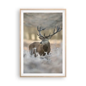 Poster in light oak frame - Chilly Morning - 61x91 cm