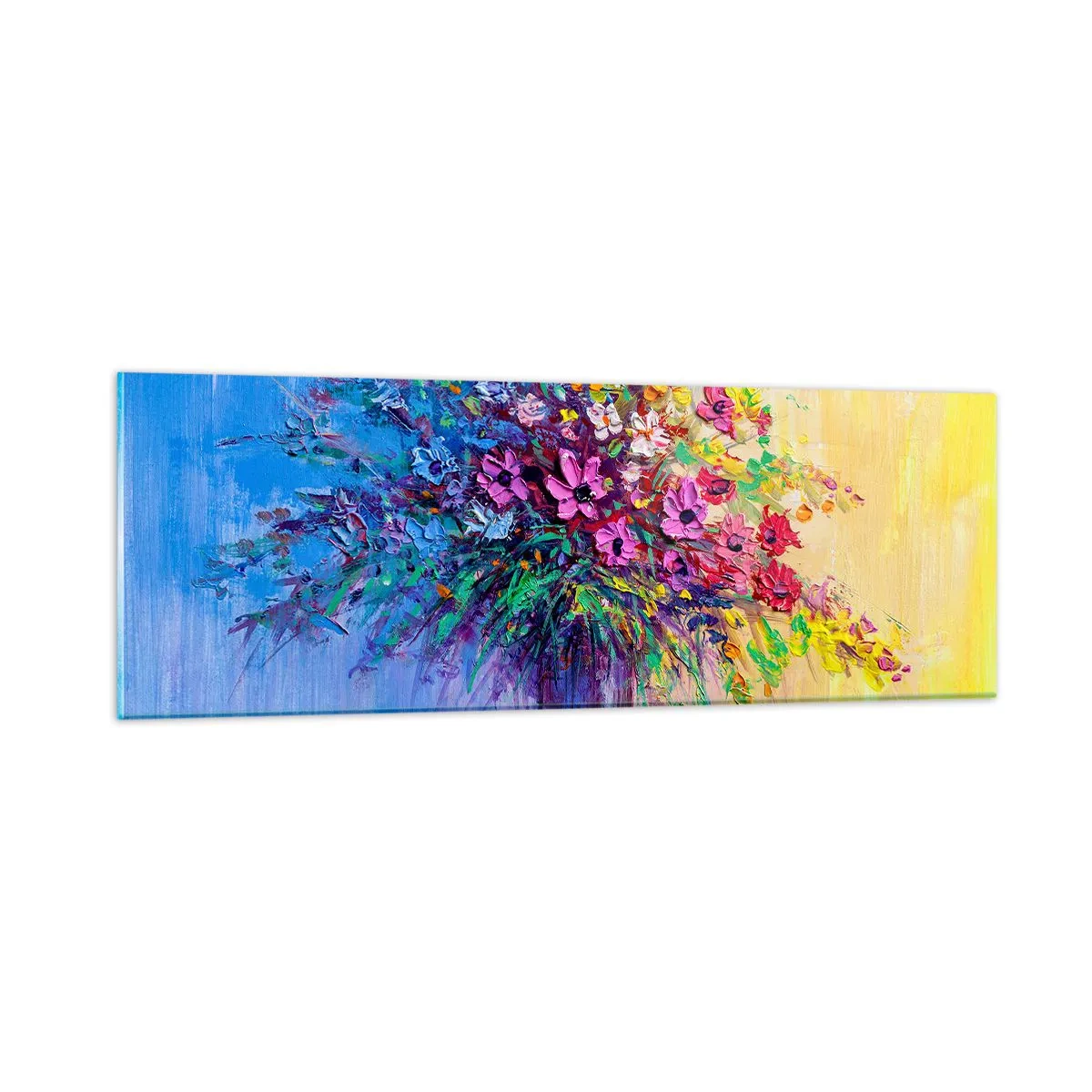 Glass picture - Gift from Summer Meadow - 90x30 cm