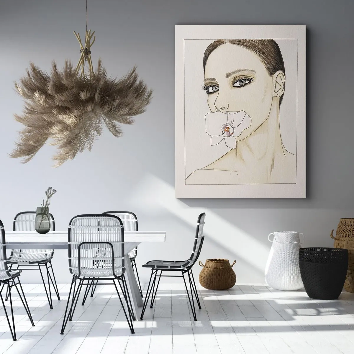 Canvas picture - Symbol of Elegance and Beauty - 80x120 cm
