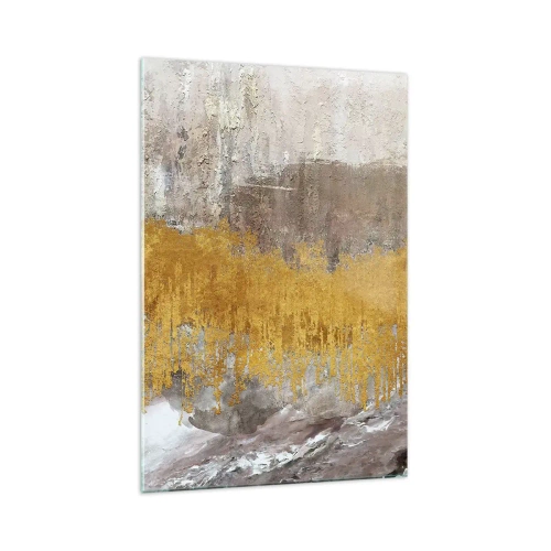 Glass picture - Golden Blast - 70x100 cm