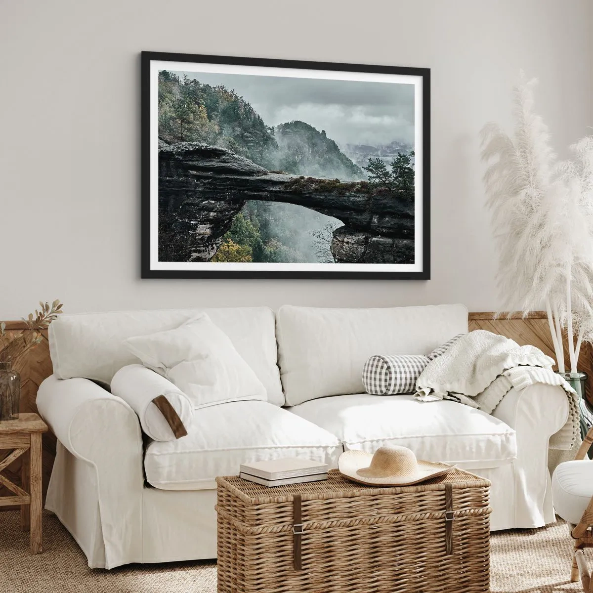 Poster in black frame - Adventure Is About to Start - 100x70 cm