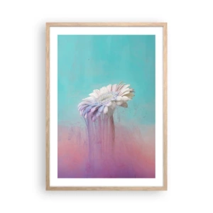 Poster in light oak frame - Afterlife of Flowers - 50x70 cm