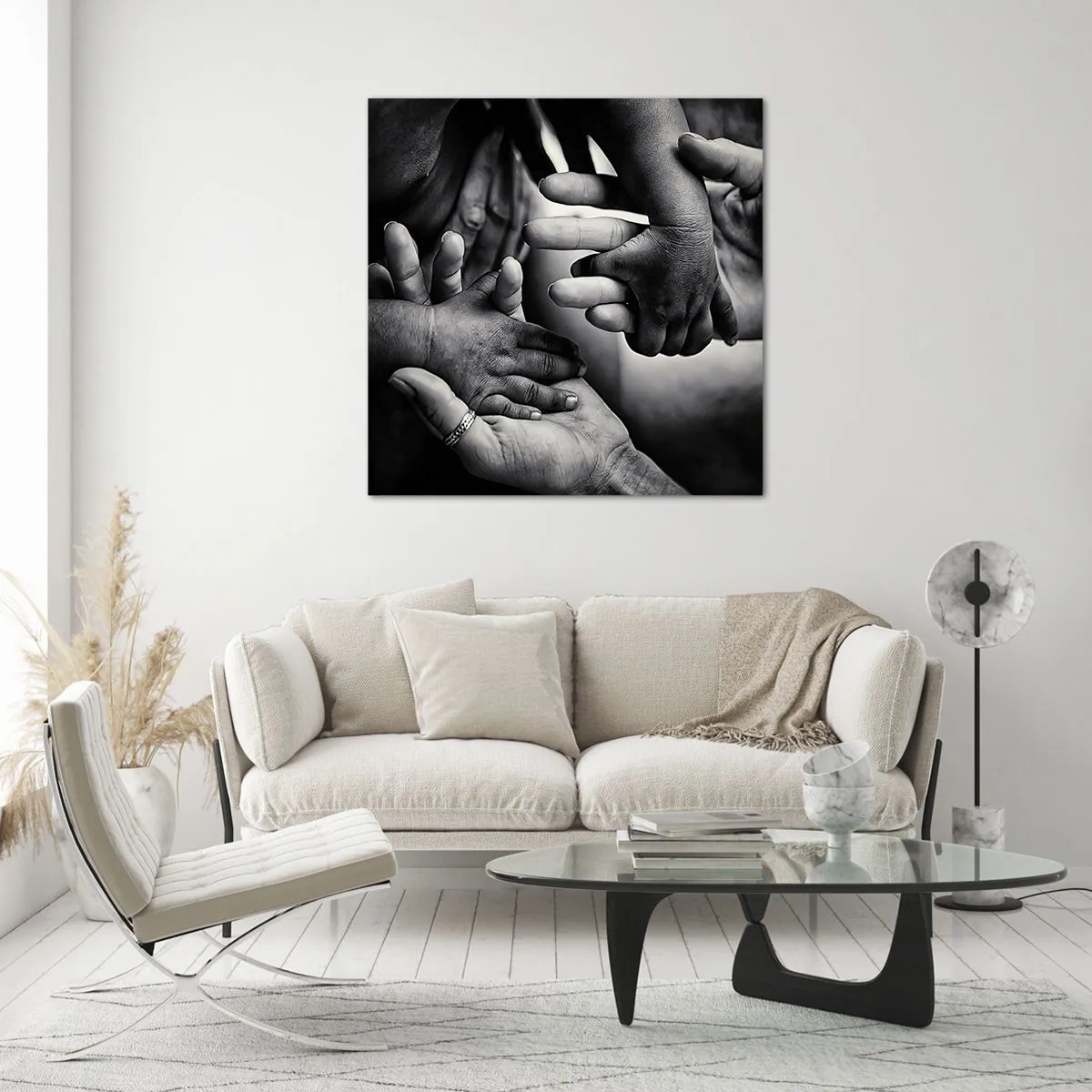 Glass picture - To be a Man - 60x60 cm