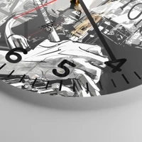 Clock face with numbers