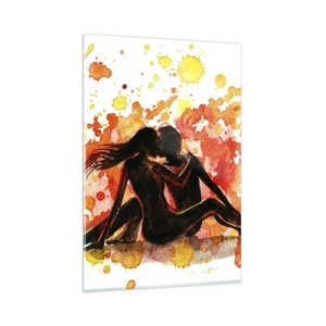 Glass picture - And There Was Light - 80x120 cm