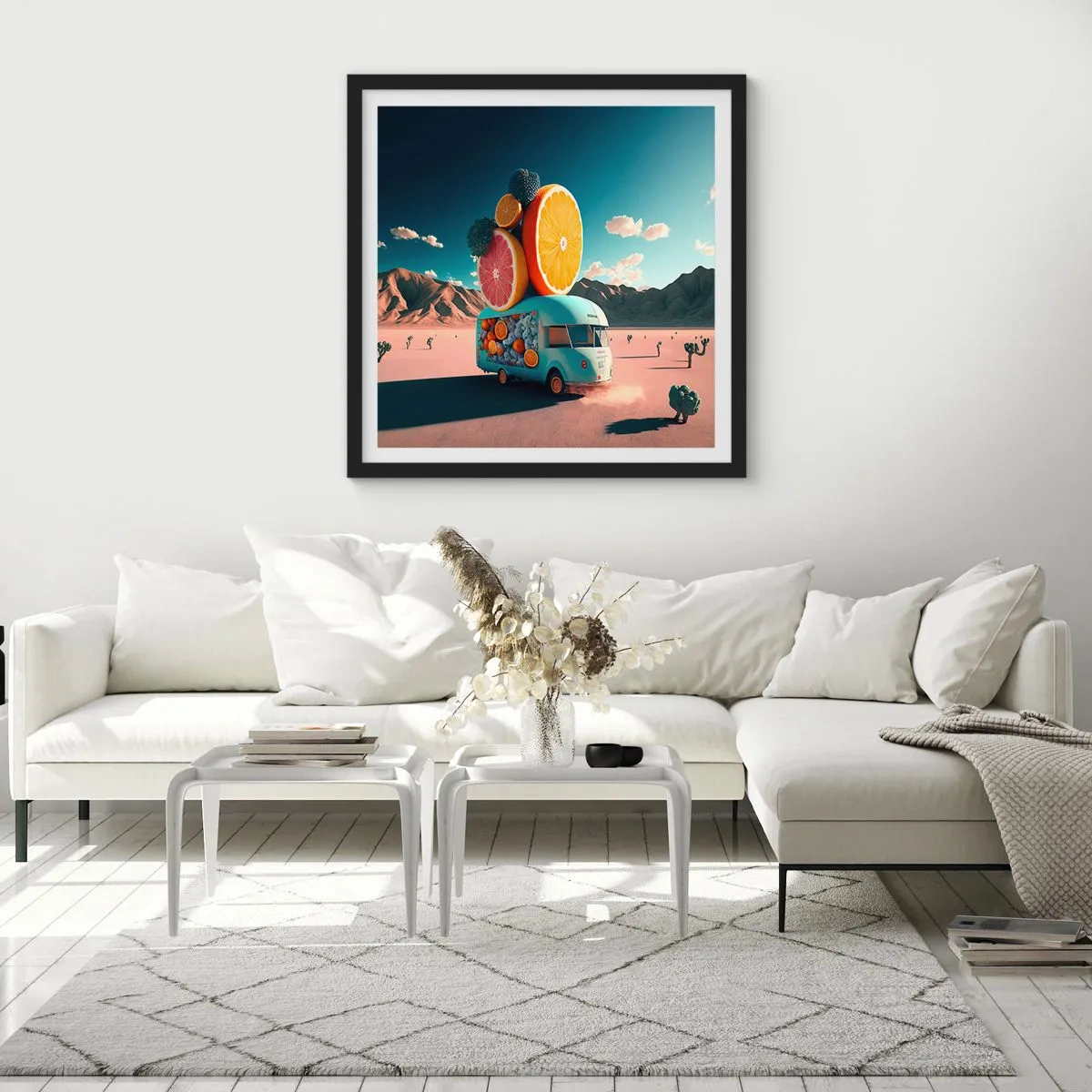 Poster in black frame - Taste of Holidays - 40x40 cm