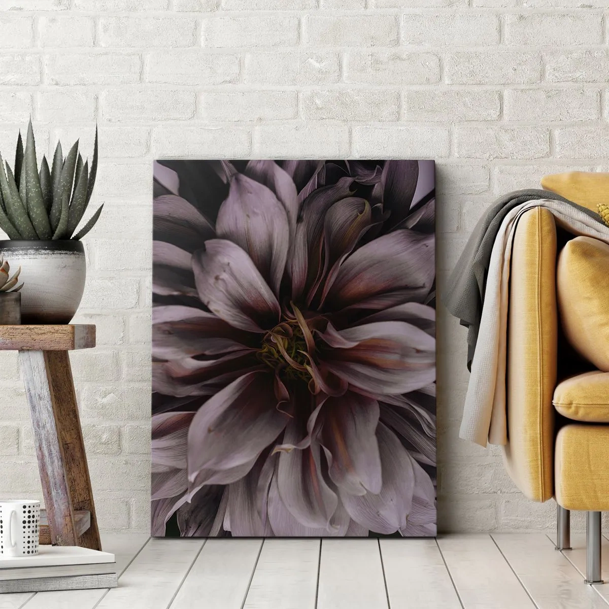 Canvas picture - Flowery Heart - 70x100 cm