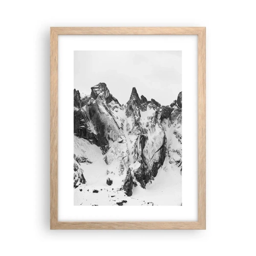 Poster in light oak frame - Granite Ridge - 30x40 cm