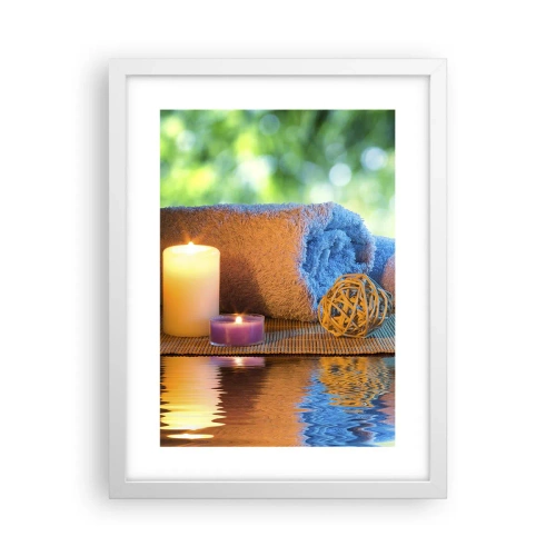 Poster in white frmae - Time for the Body - 30x40 cm