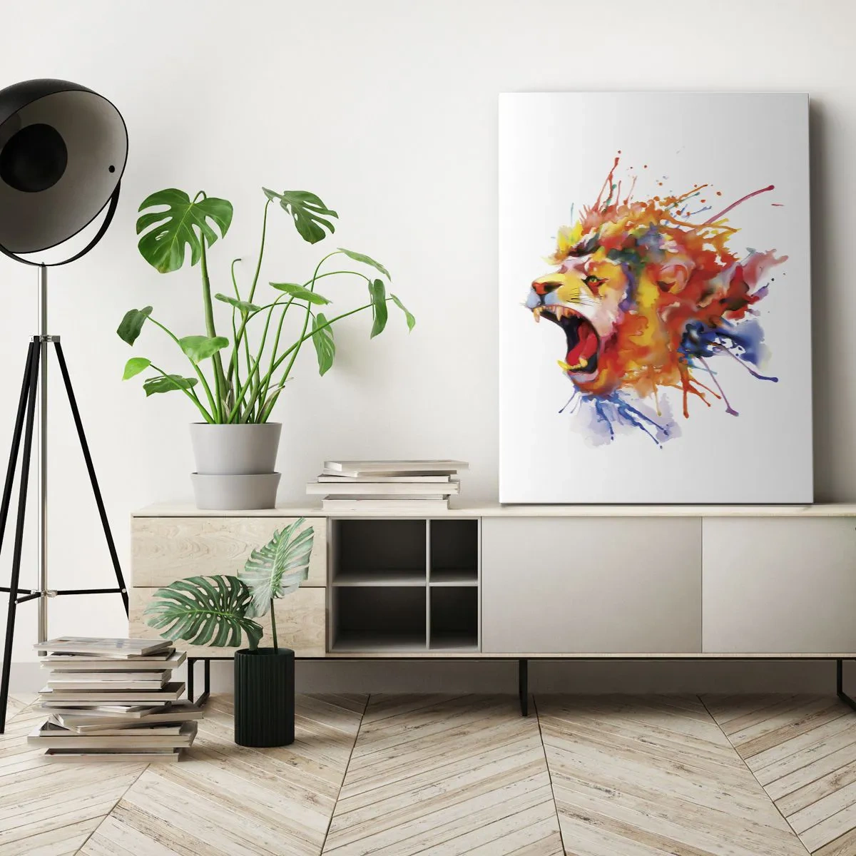 Canvas picture - Explosion of Wrath - 50x70 cm