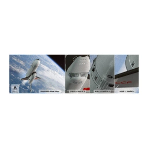 Photo Wallpaper Sample Premium Sand - Space Ascension - Cosmos, Sputnik, A space rocket - 100x30 cm