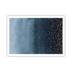 Poster - Composition - Blue Phases - 100x70 cm