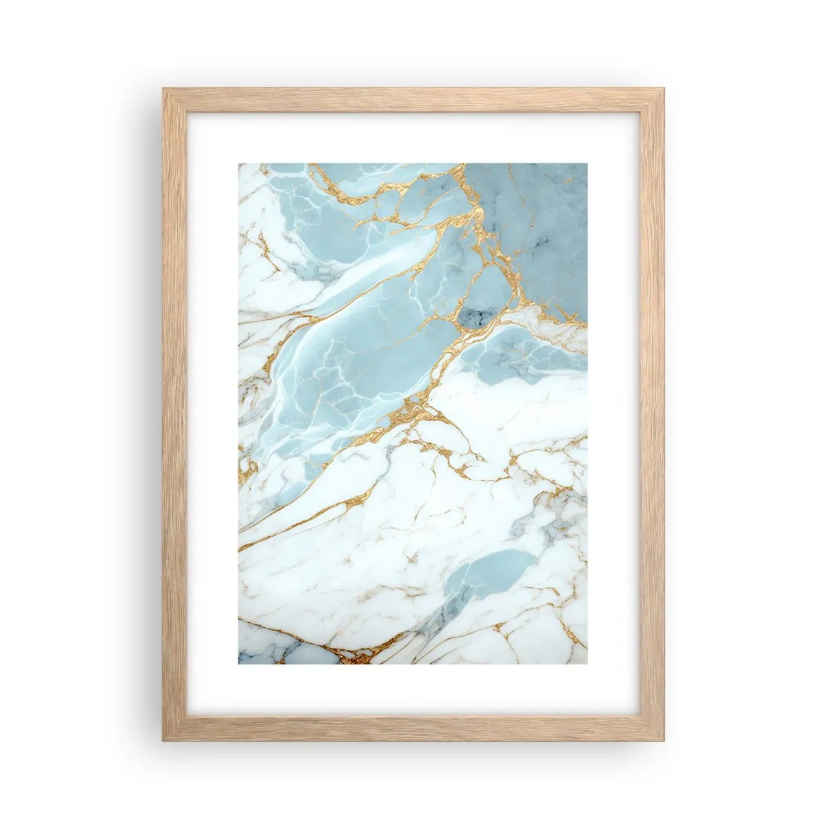 Poster in light oak frame - Richness of the Stone - 30x40 cm