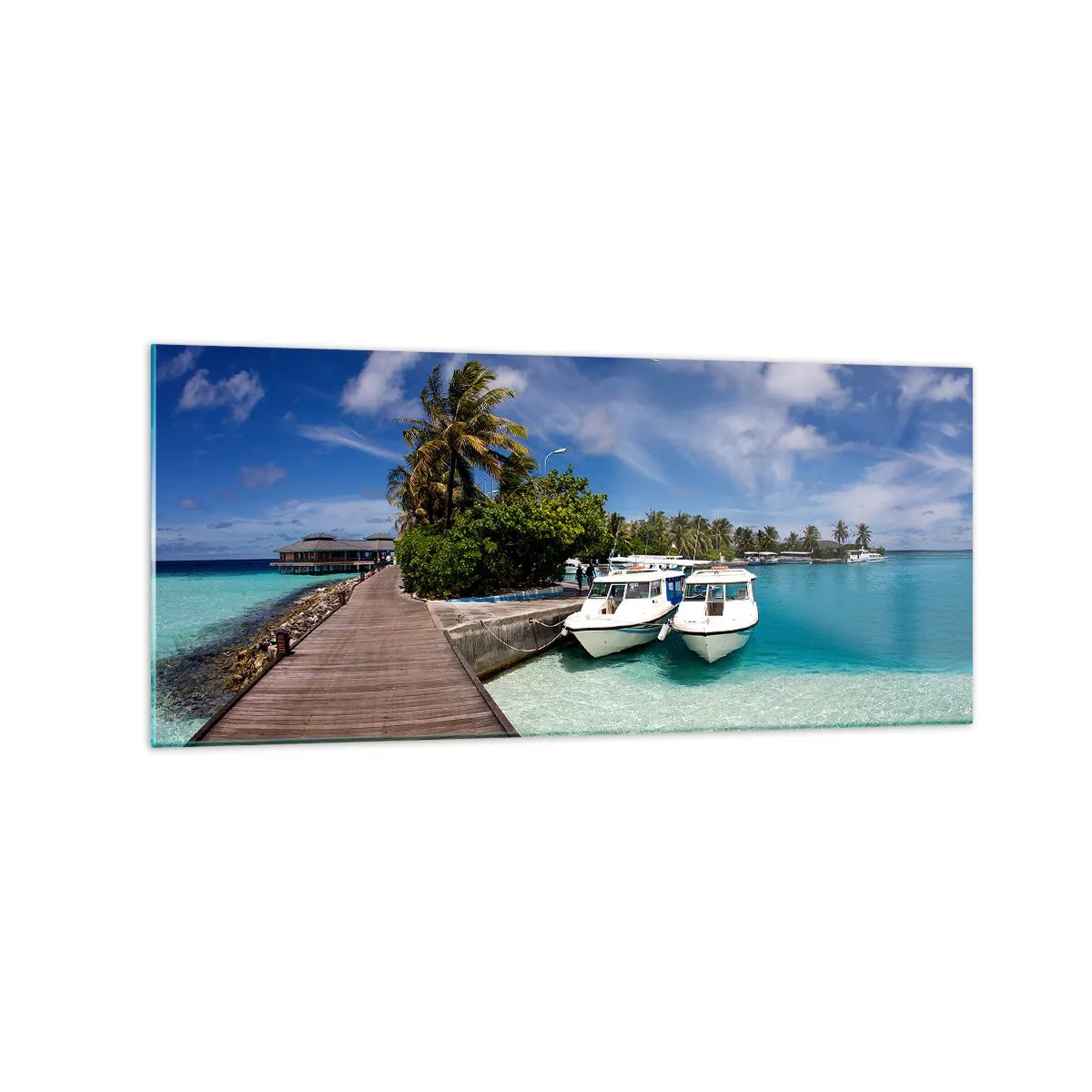 Glass picture - So Paradise Exists - 120x50 cm