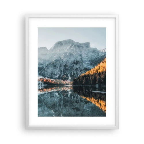 Poster in white frmae - Mirror Landscape - 40x50 cm