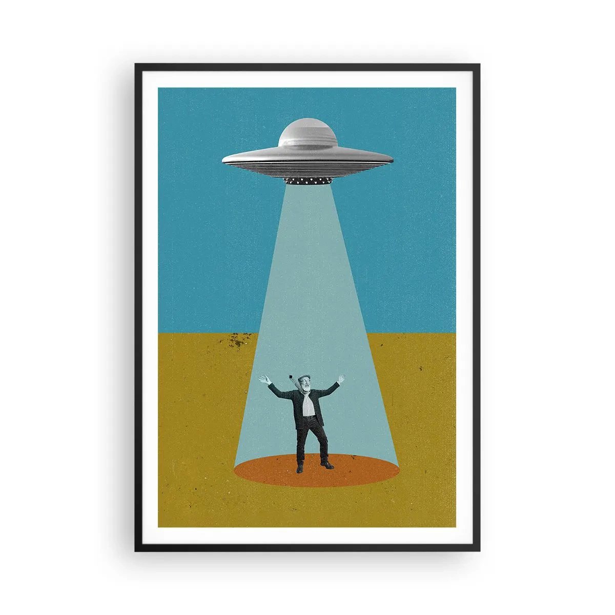 Poster in black frame - Close Encounter - 70x100 cm