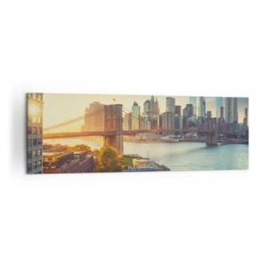 Canvas picture - Big City Dawn - 160x50 cm