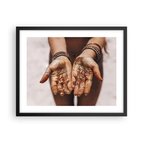 Poster in black frame - Gift for You - 50x40 cm