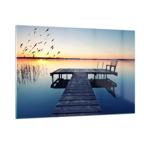 Glass picture - It Was a Good Day - 120x80 cm