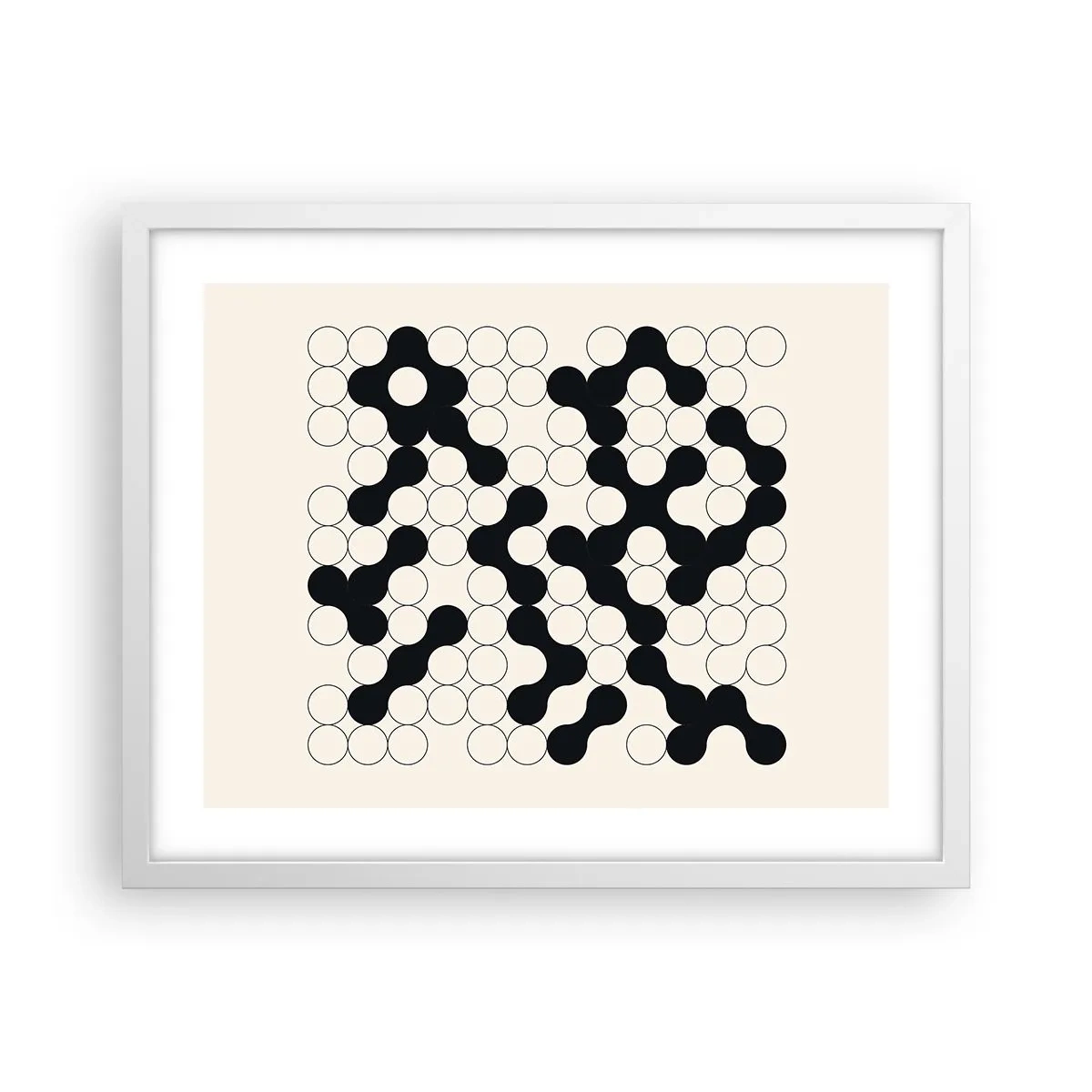 Poster in white frmae - Chinese Play - Variation - 50x40 cm