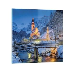 Glass picture - Spirit of Christmas - 40x40 cm