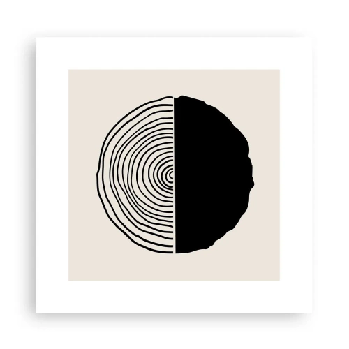 Poster - Half-half - 30x30 cm