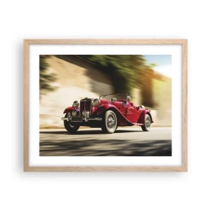 Poster in light oak frame - More Beautiful than Nike of Samothrace - 50x40 cm