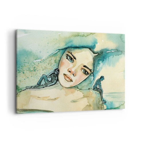 Canvas picture - Am I Blue? - 120x80 cm