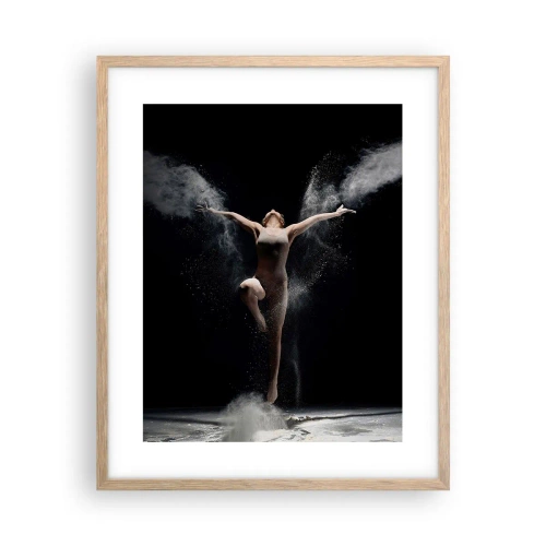 Poster in light oak frame - Elves Exist - 40x50 cm