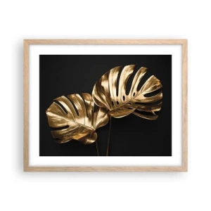 Poster in light oak frame - Tresaures of Nature - 50x40 cm