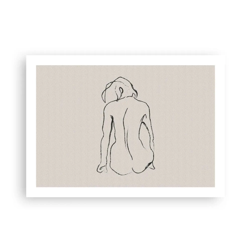 Poster - Woman Nude - 70x50 cm